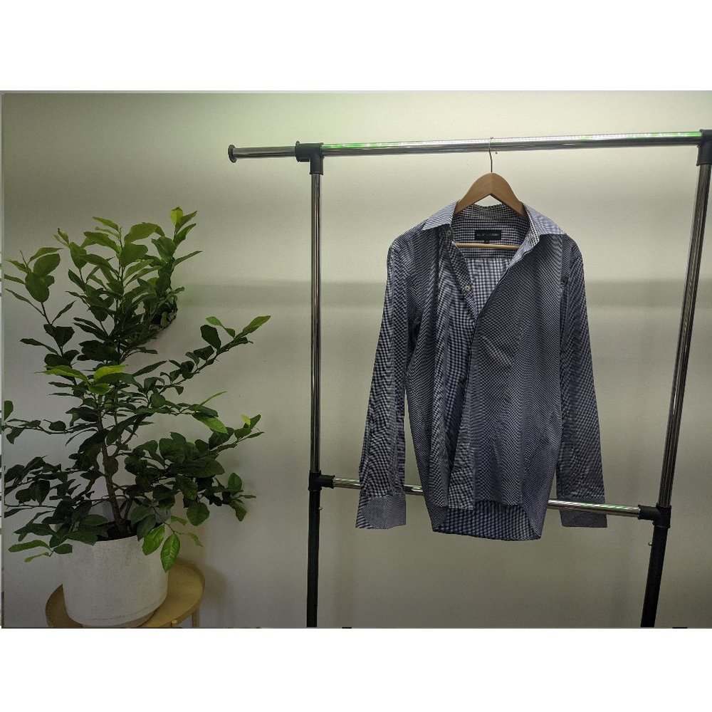 Haight & Ashbury - blue and white checkered dress shirt